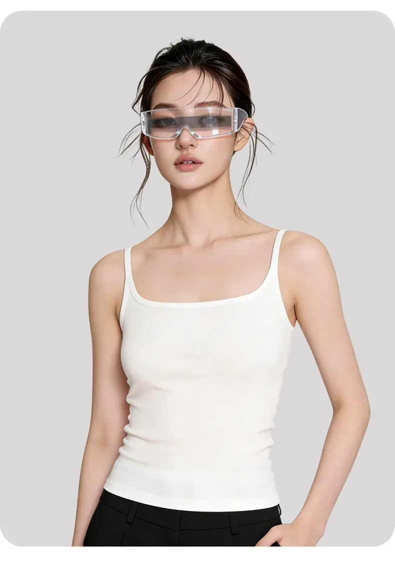 Women's Camisole with Chest Pads, Seamless, Beautiful Back Design, Suitable for Wearing Alone or as an Inner Layer, Summer Camisole with Chest Pads — feature 13