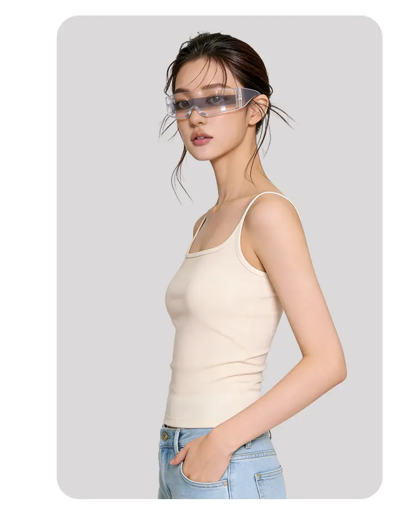 Women's Camisole with Chest Pads, Seamless, Beautiful Back Design, Suitable for Wearing Alone or as an Inner Layer, Summer Camisole with Chest Pads — feature 17