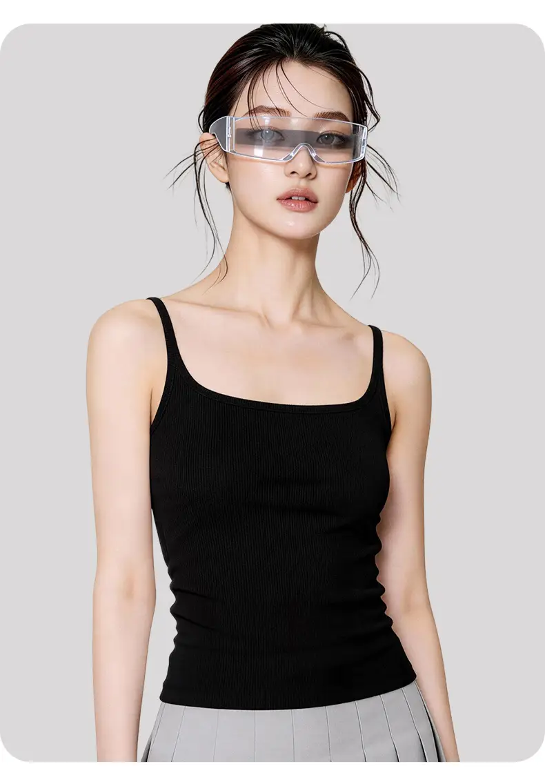 Women's Camisole with Chest Pads, Seamless, Beautiful Back Design, Suitable for Wearing Alone or as an Inner Layer, Summer Camisole with Chest Pads — feature 22
