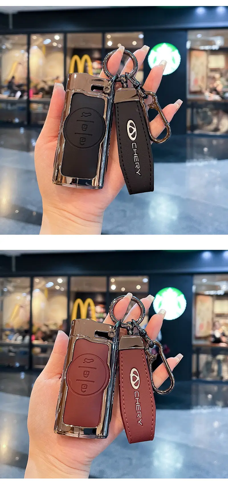 Suitable for Chery Tiggo 7 Key Cover, Chery Tiggo 3X, Tiggo Cross-Border Popular Model 5X Car Key Case — feature 5