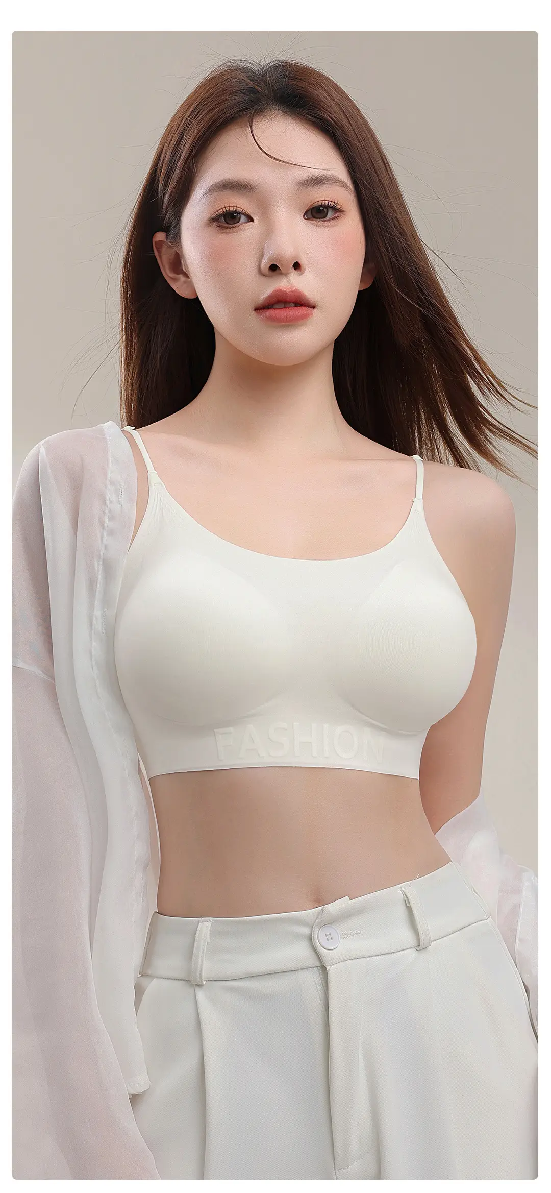 Invisible Foundation-Like Bra for Women, U-Shaped Backless Bra for Small Busts, Enhancing and Showing Off the Back, with Thin Straps for Layering — feature 18