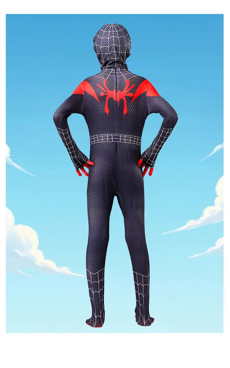 Spider-Man Tights Adult Cosplay Children's Miles Morales Hero Expedition Halloween Jumpsuit — feature 16