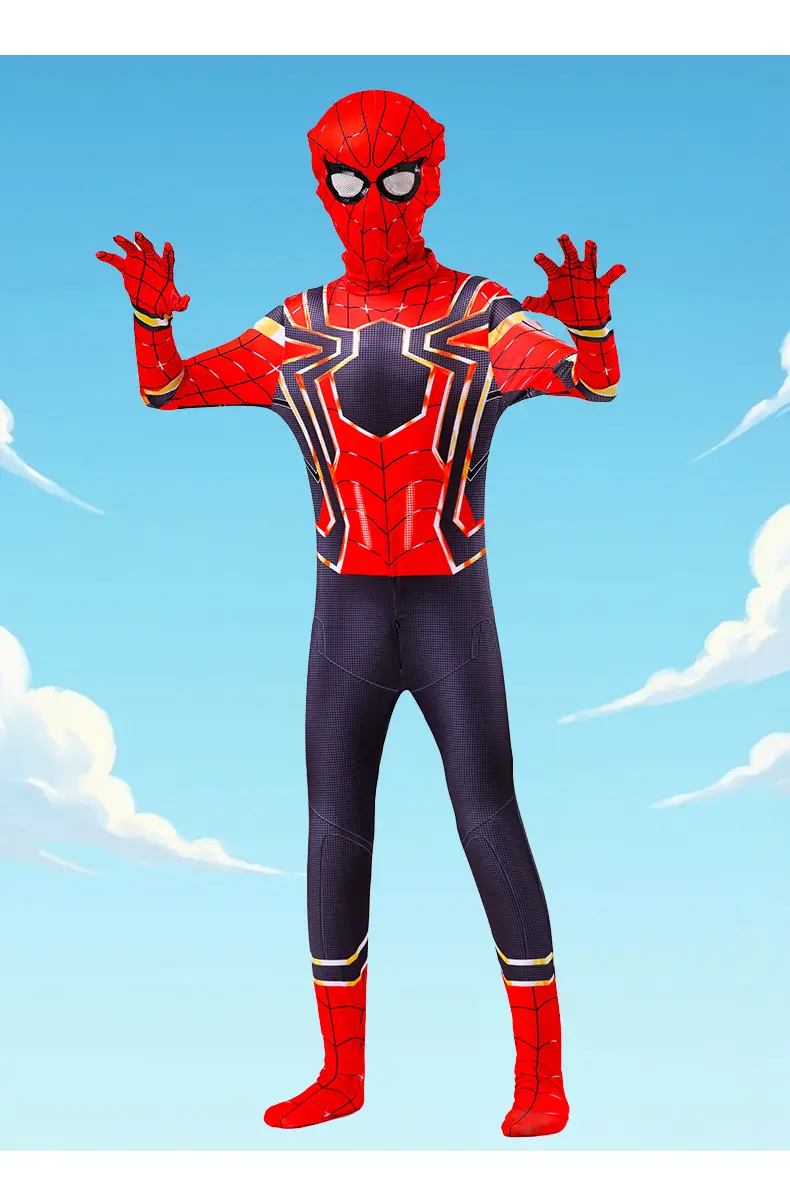 Spider-Man Tights Adult Cosplay Children's Miles Morales Hero Expedition Halloween Jumpsuit — feature 6