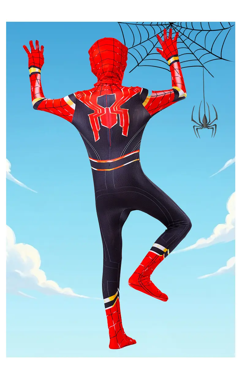 Spider-Man Tights Adult Cosplay Children's Miles Morales Hero Expedition Halloween Jumpsuit — feature 7