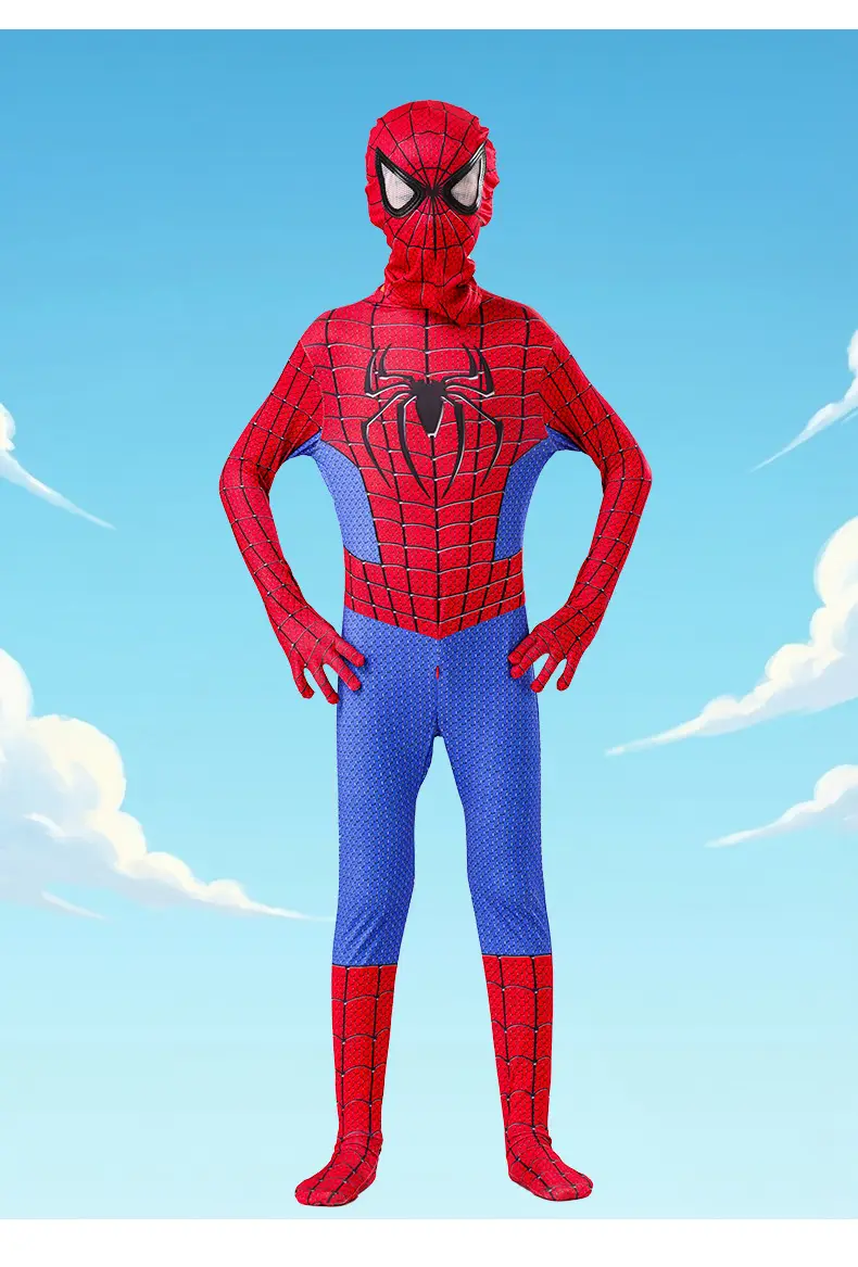 Spider-Man Tights Adult Cosplay Children's Miles Morales Hero Expedition Halloween Jumpsuit — feature 9
