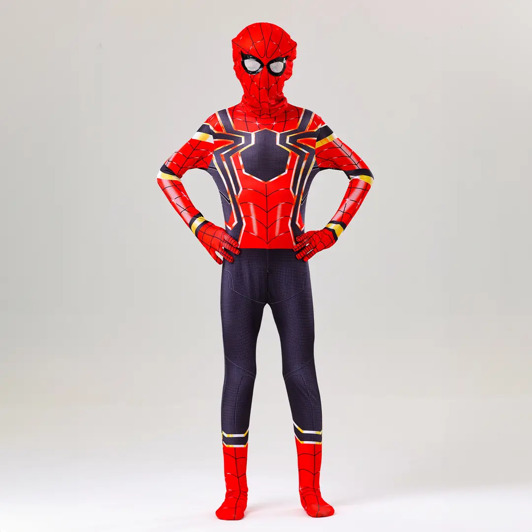Spider-Man Tights Adult Cosplay Children's Miles Morales Hero Expedition Halloween Jumpsuit