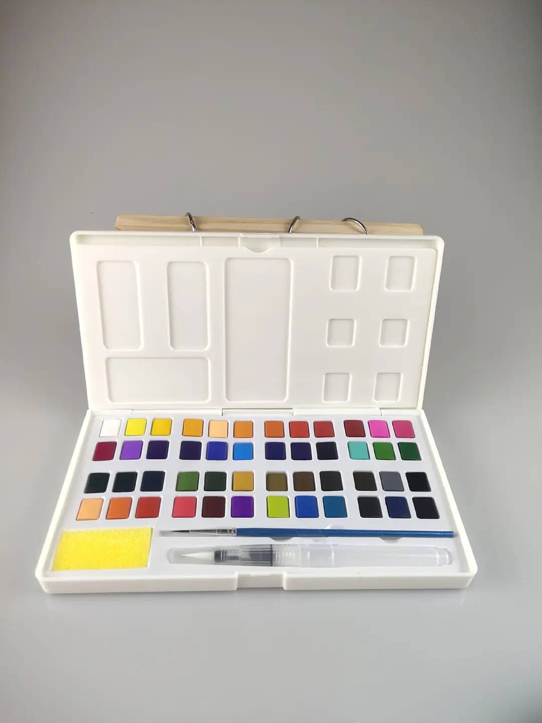 Meilaiske Solid Watercolor Paint Set 24 Colors Fluorescent Colors for Art Students and Beginners, Washable — feature 11