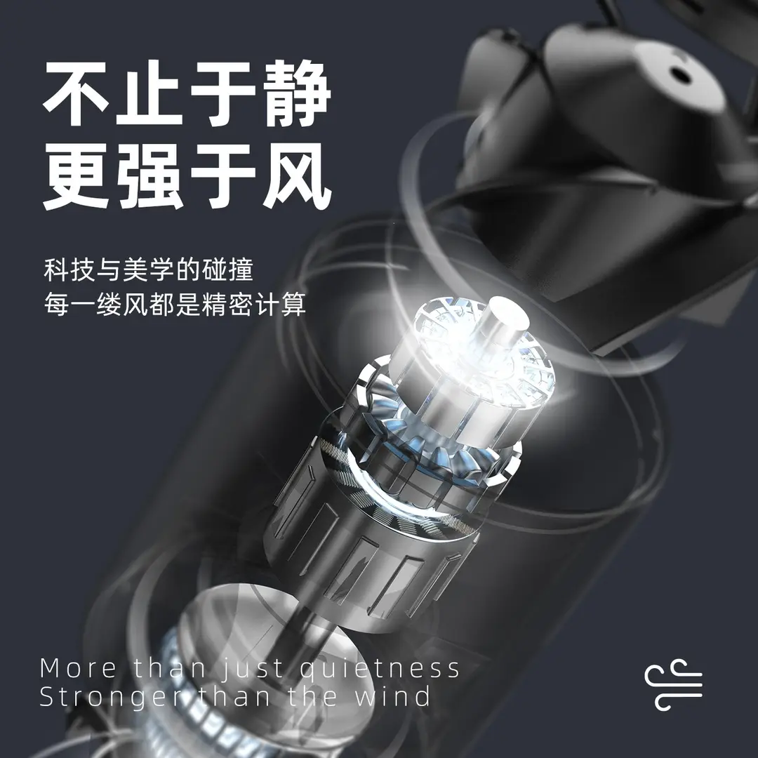 2026 New Model Mini Clip-On Fan, Adjustable Outdoor Portable Mini Fan, High-Speed Mini Handheld Fan