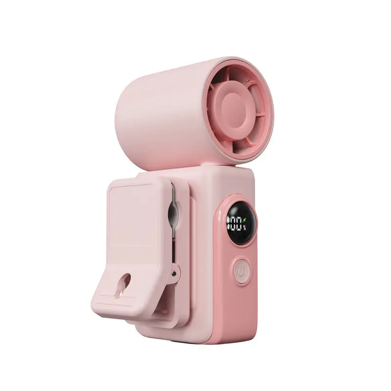 2026 New Model Mini Clip-On Fan, Adjustable Outdoor Portable Mini Fan, High-Speed Mini Handheld Fan