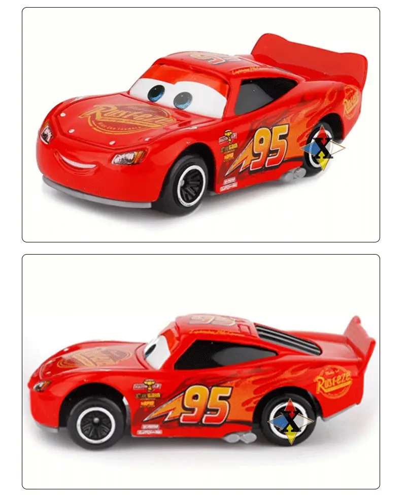 Cross-Border Mcqueen Lightning Mcqueen Car Model Black Storm Sheriff Children's Toy Sliding Alloy Racing Car for Boys — feature 7
