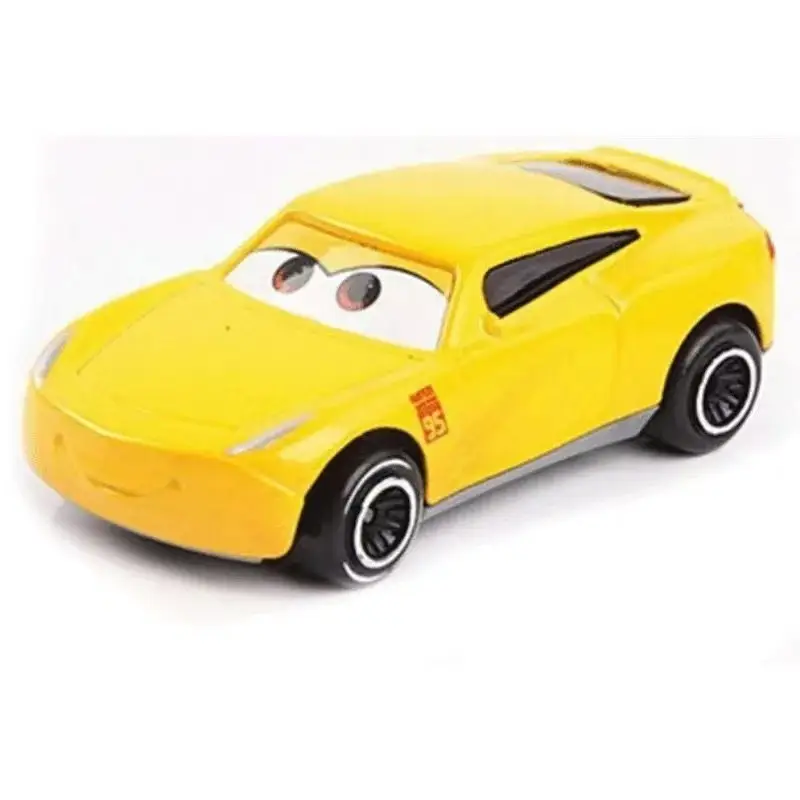 Cross-Border Mcqueen Lightning Mcqueen Car Model Black Storm Sheriff Children's Toy Sliding Alloy Racing Car for Boys