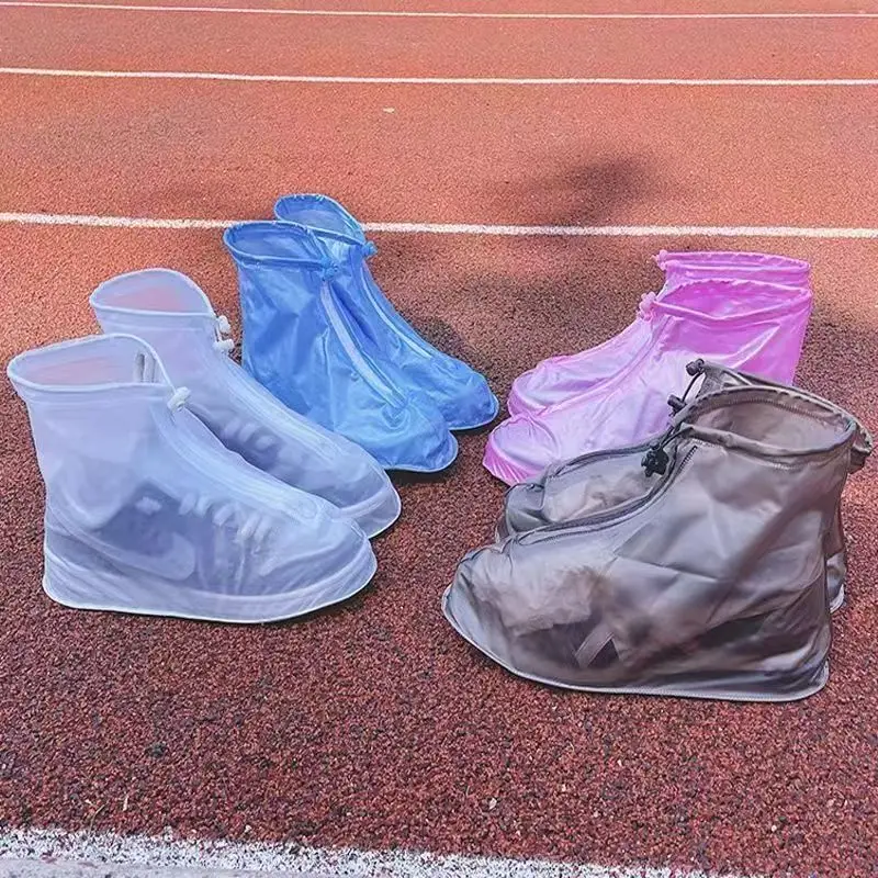 Rainproof Shoe Covers Manufacturer Wholesale Thickened Wear-Resistant Adult Rain Shoe Covers for Travel and Outdoor Use, Fashionable Waterproof Shoe Covers for Men and Women