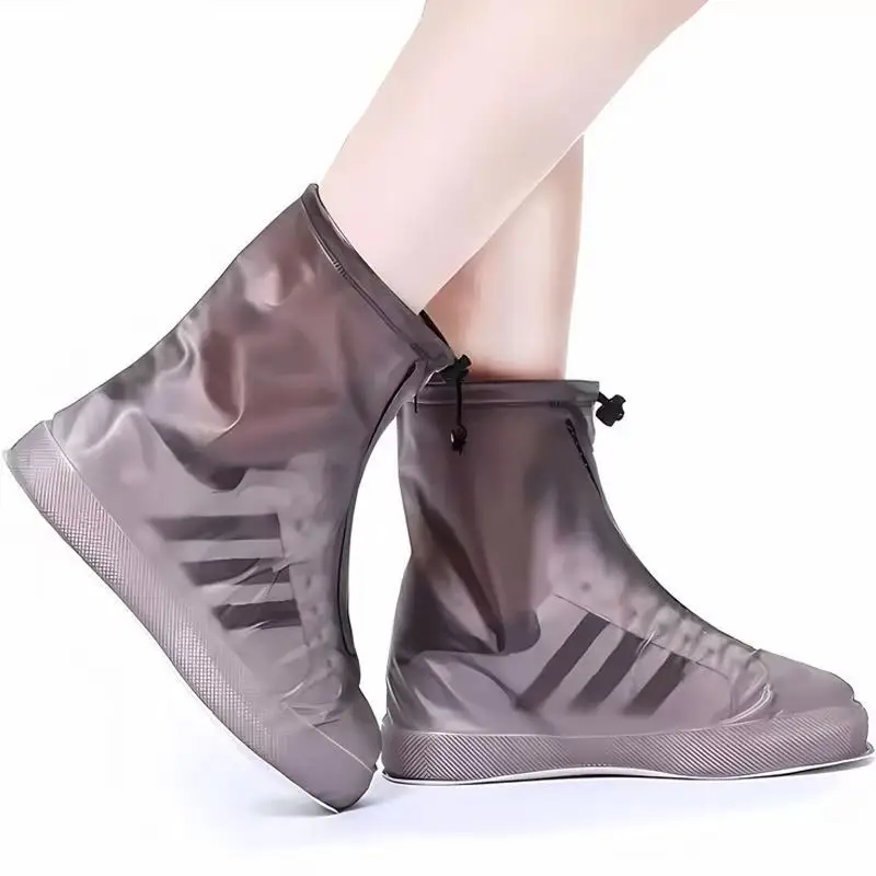 Rainproof Shoe Covers Manufacturer Wholesale Thickened Wear-Resistant Adult Rain Shoe Covers for Travel and Outdoor Use, Fashionable Waterproof Shoe Covers for Men and Women