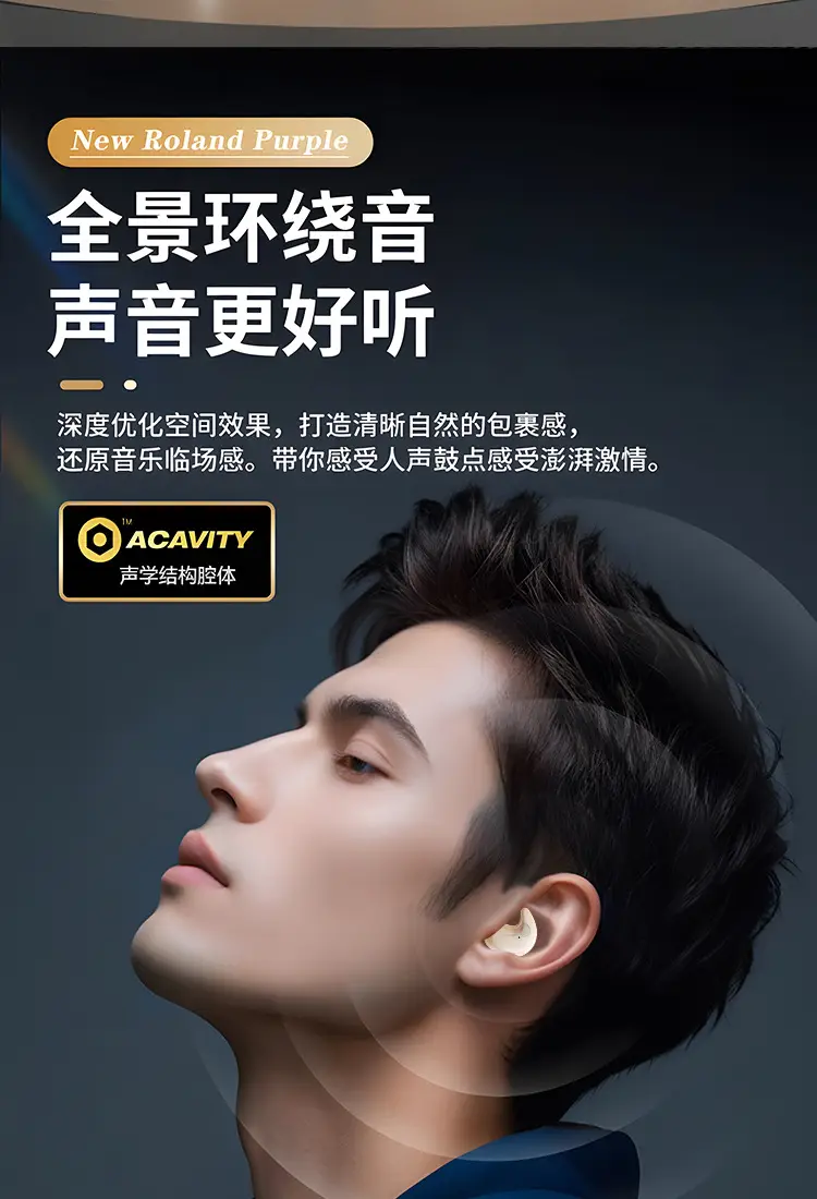 Cross-Border Popular Sleep Wireless Bluetooth Earphones, On-Ear Noise-Cancelling Private Model, Ultra-Long Battery Life, Digital Display Earphones in Stock — feature 7