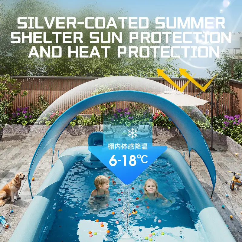 Swimming Pool Thickened Large Indoor and Outdoor One-Touch Inflatable Swimming Pool for Adults and Children Family Water Play Pool Wholesale