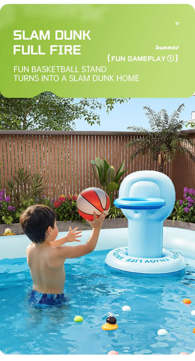 Swimming Pool Thickened Large Indoor and Outdoor One-Touch Inflatable Swimming Pool for Adults and Children Family Water Play Pool Wholesale — feature 9