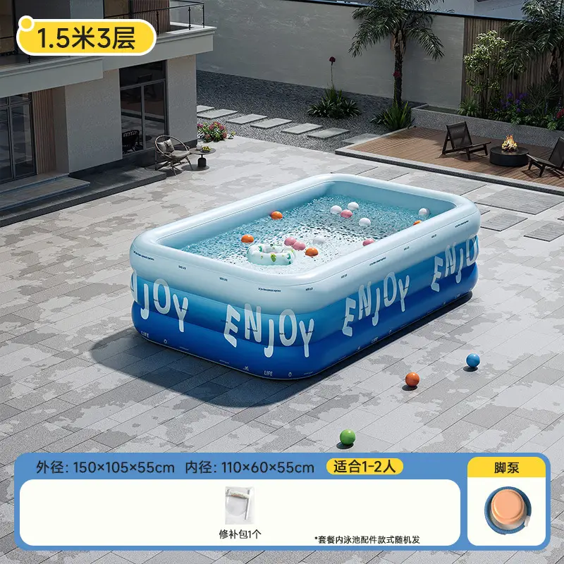 Swimming Pool Thickened Large Indoor and Outdoor One-Touch Inflatable Swimming Pool for Adults and Children Family Water Play Pool Wholesale