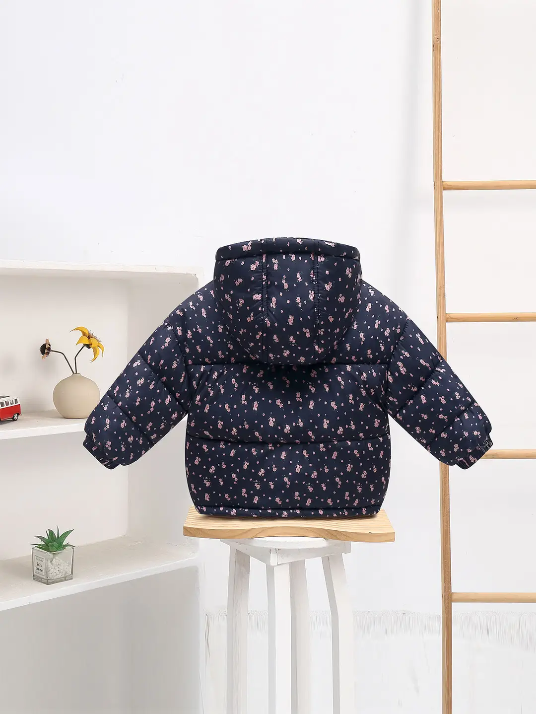 Foreign Trade Children's Clothing, Children's down Cotton Jacket, Boys' Cotton Coat, Girls' Thickened Cotton Clothing, Floral Fleece-Lined Children's Outerwear — feature 29