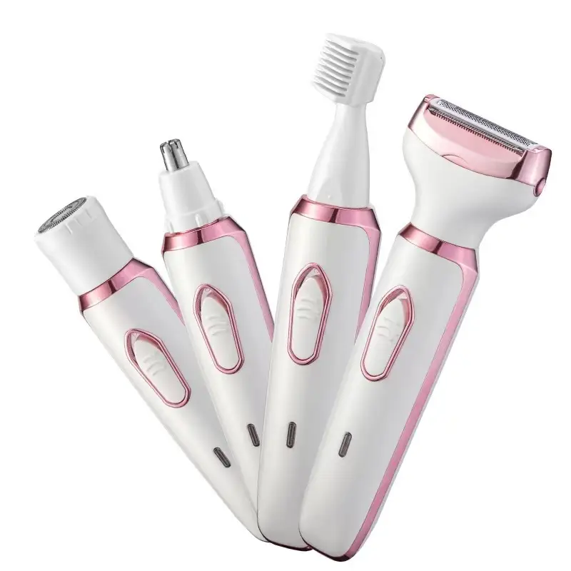 Multifunctional Hair Shaver, Electric Hair Clipper, Razor, Five-In-One Digital Display Hair Trimmer for Women's Body and Private Parts
