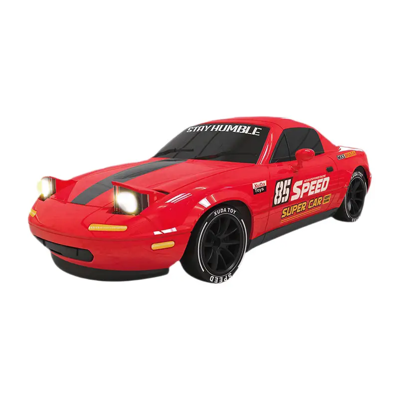 Professional High-Speed Rc Remote Control Car Four-Wheel Drive One-Button Spray Light Drift Racing Car Mx5 Kidsren's Car Boy Toy