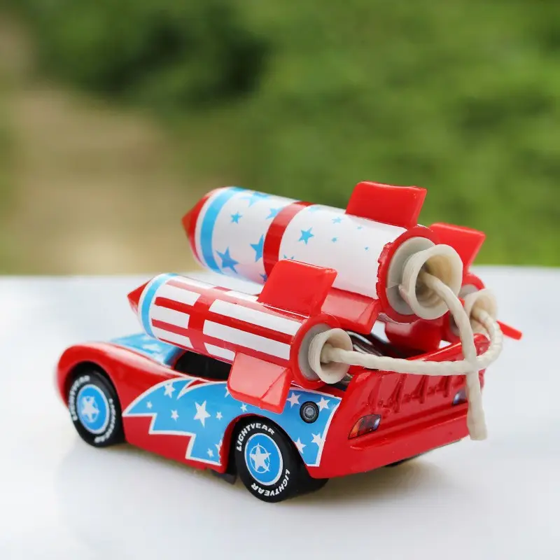 Cars: Lightning Mcqueen and Rocket Mcqueen Alloy Cars, Rare Toy Cars with Inertia, Children's Gift