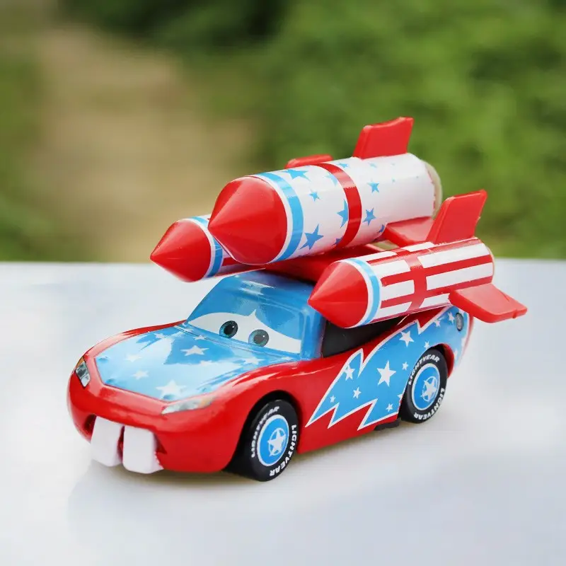 Cars: Lightning Mcqueen and Rocket Mcqueen Alloy Cars, Rare Toy Cars with Inertia, Children's Gift