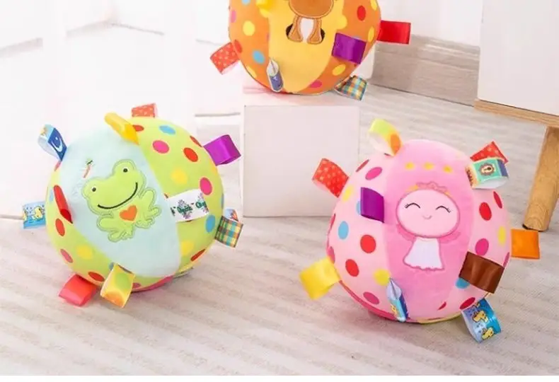 Pet Dog Boredom-Relief Toy Ball, Bite-Resistant, Sound-Making Bell Ball, Self-Entertaining Plush Puppy Ball-Shaped Outdoor Sound Toy — feature 11