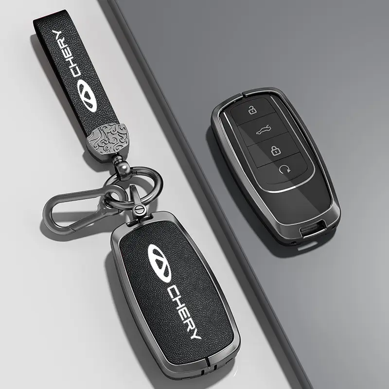 Suitable for Chery Key Covers, Tiggo 8, Tiggo 9, Arrizo 5, Tiggo 7, Alcantara Key Case Protective Shell