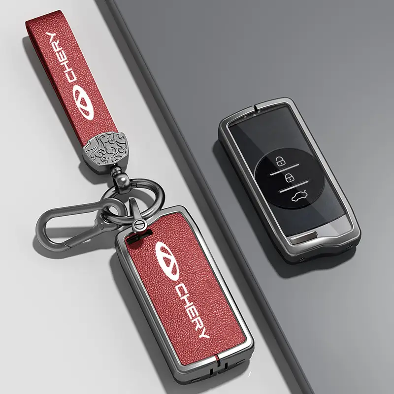 Suitable for Chery Key Covers, Tiggo 8, Tiggo 9, Arrizo 5, Tiggo 7, Alcantara Key Case Protective Shell