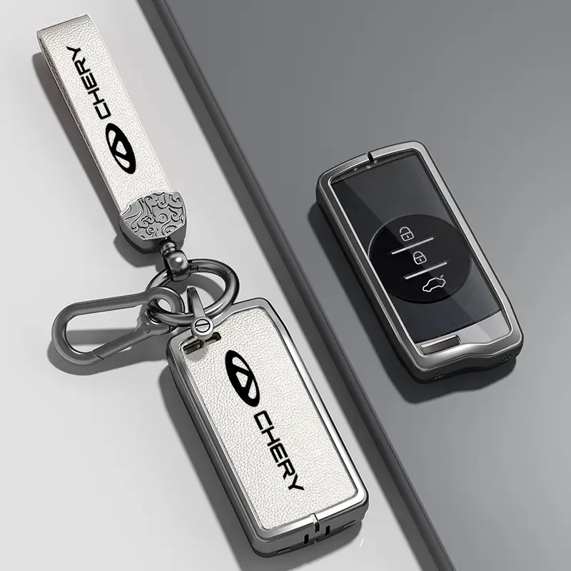 Suitable for Chery Key Covers, Tiggo 8, Tiggo 9, Arrizo 5, Tiggo 7, Alcantara Key Case Protective Shell