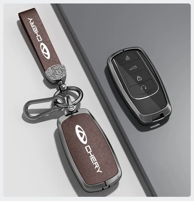 Suitable for Chery Key Covers, Tiggo 8, Tiggo 9, Arrizo 5, Tiggo 7, Alcantara Key Case Protective Shell — feature 12