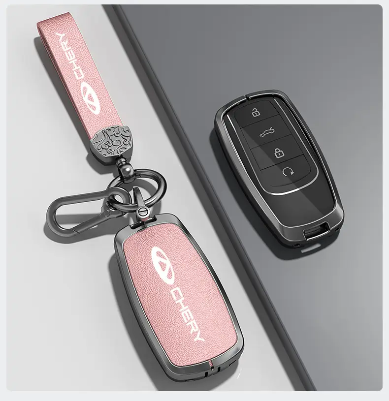 Suitable for Chery Key Covers, Tiggo 8, Tiggo 9, Arrizo 5, Tiggo 7, Alcantara Key Case Protective Shell — feature 13