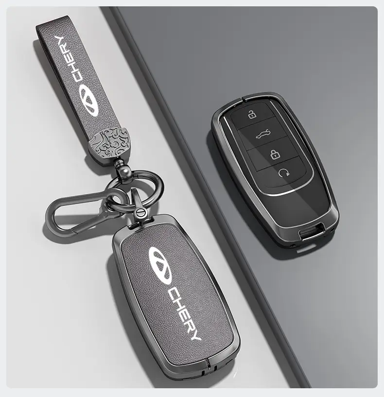 Suitable for Chery Key Covers, Tiggo 8, Tiggo 9, Arrizo 5, Tiggo 7, Alcantara Key Case Protective Shell — feature 14