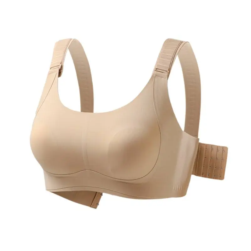 Adjustable Bra for Women with Large Busts, Minimizes Appearance, Lifts and Gathers Side Breasts, Prevents Sagging, Seamless, Plus Size