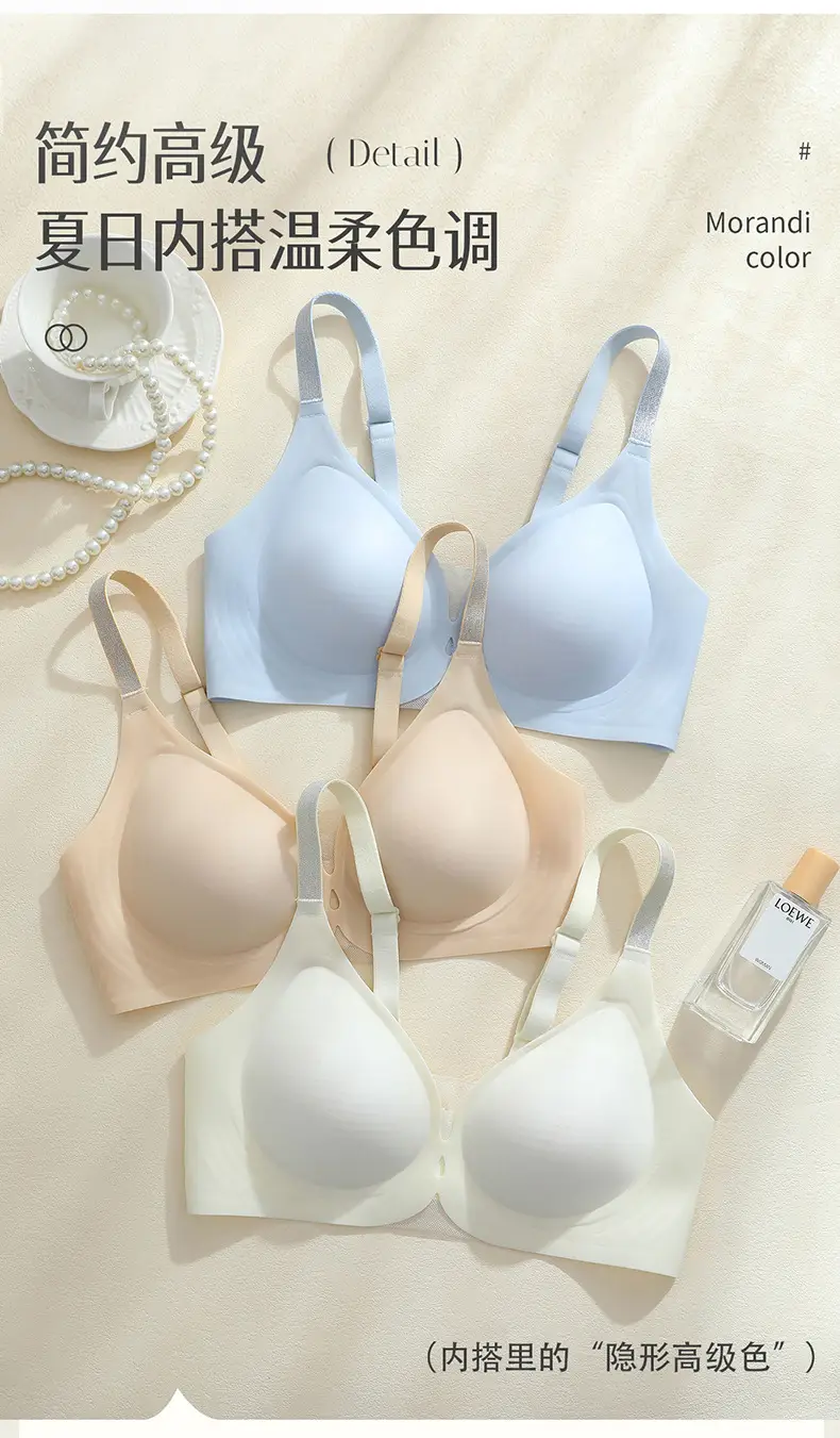 Cool and Seamless Nude-Feel Underwear for Women, Jelly Soft Support, Adjustable, Perforated, Breathable, Wire-Free, Ultra-Soft and Thin Bra — feature 15