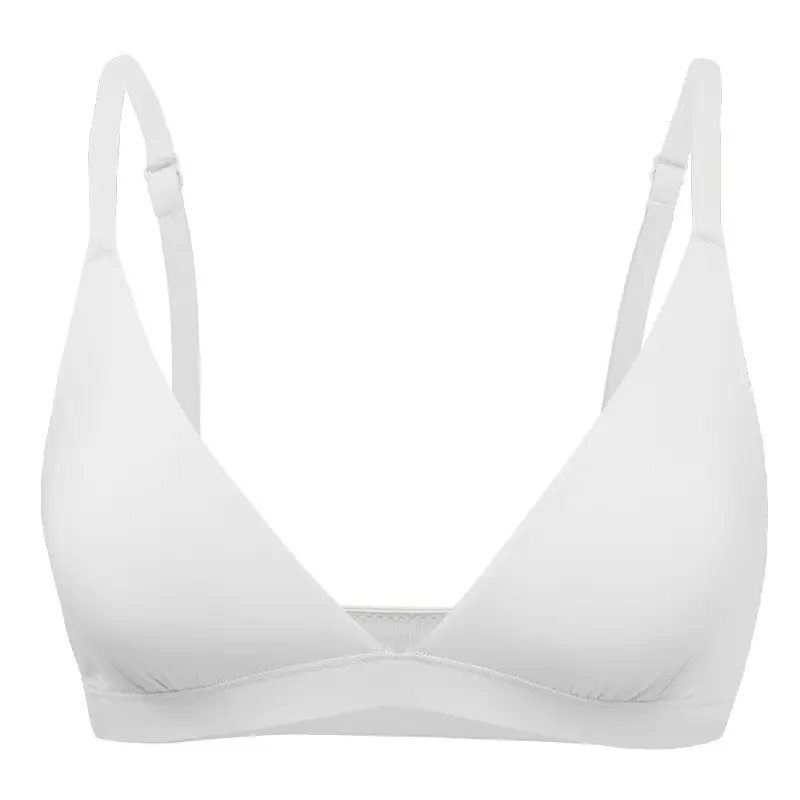 Skim* French-Style Triangle Cup Bra, Thin Seamless Bandeau, Wireless Comfortable Bra, Daily Wear, Cross-Border Hot Sale