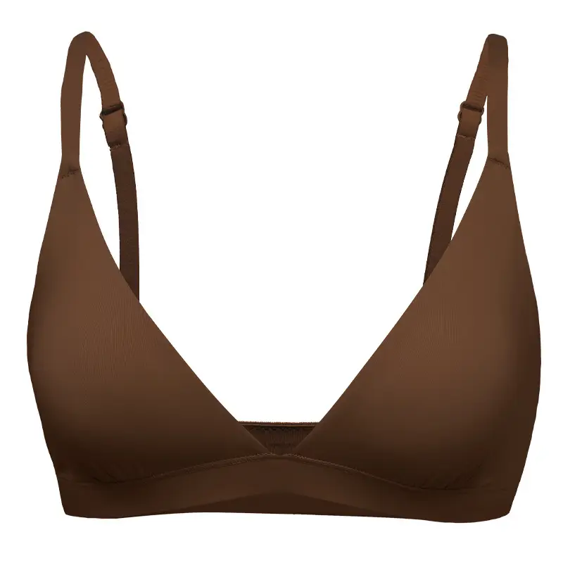 Skim* French-Style Triangle Cup Bra, Thin Seamless Bandeau, Wireless Comfortable Bra, Daily Wear, Cross-Border Hot Sale