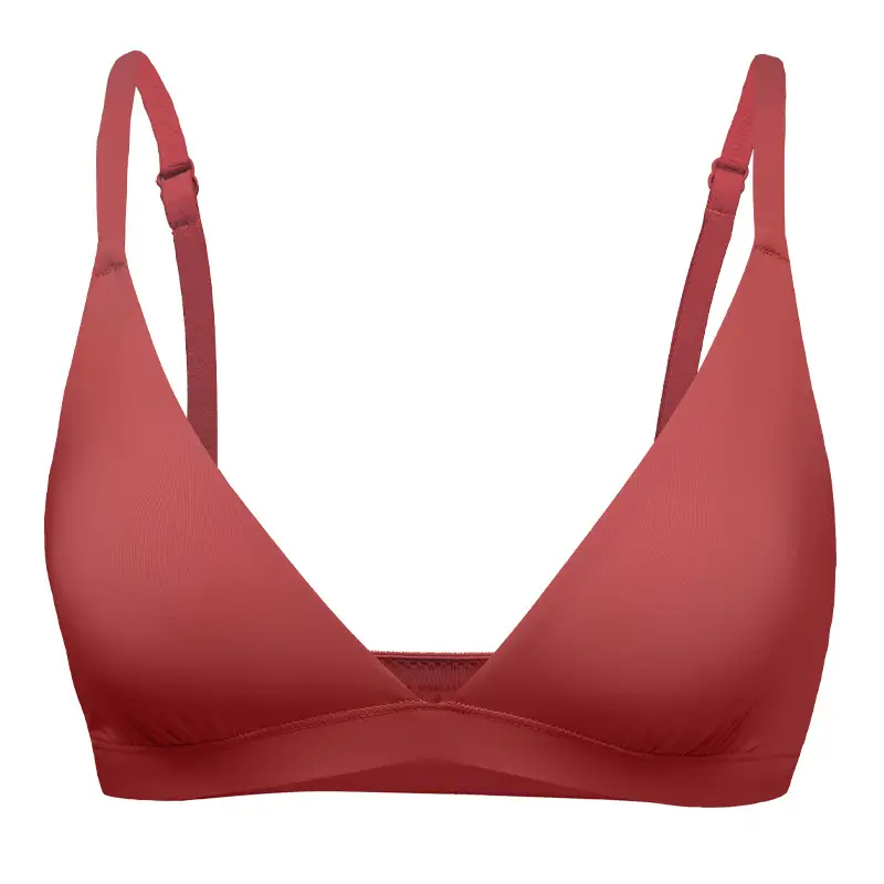 Skim* French-Style Triangle Cup Bra, Thin Seamless Bandeau, Wireless Comfortable Bra, Daily Wear, Cross-Border Hot Sale
