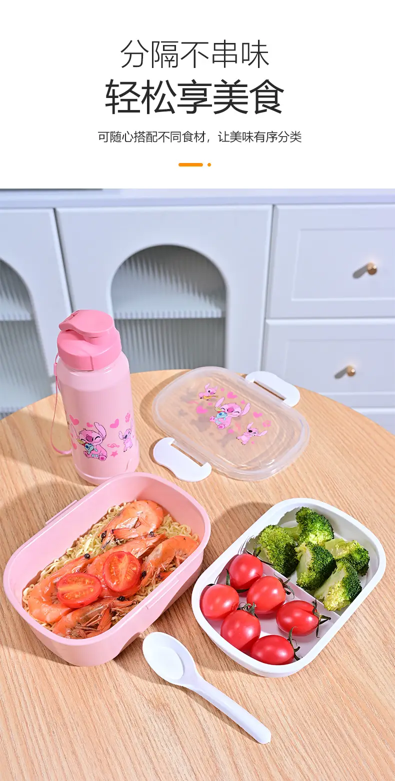 Capybara Lunch Box and Water Cup Set, Large Capacity, Microwaveable Lunch Box, Portable and Stylish Lunch Box for Students — feature 14