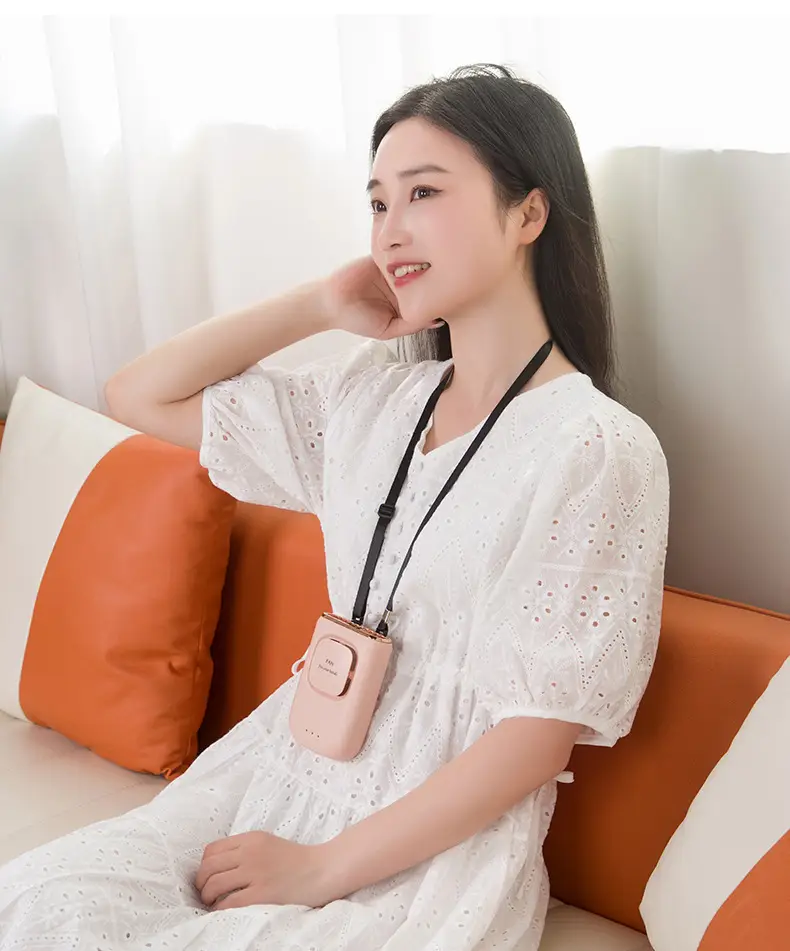 Portable Small Silent USB Fan, Rechargeable, Waist-Hanging, Neck-Hanging, Strong Wind, Student Dormitory Desktop Fan — feature 6