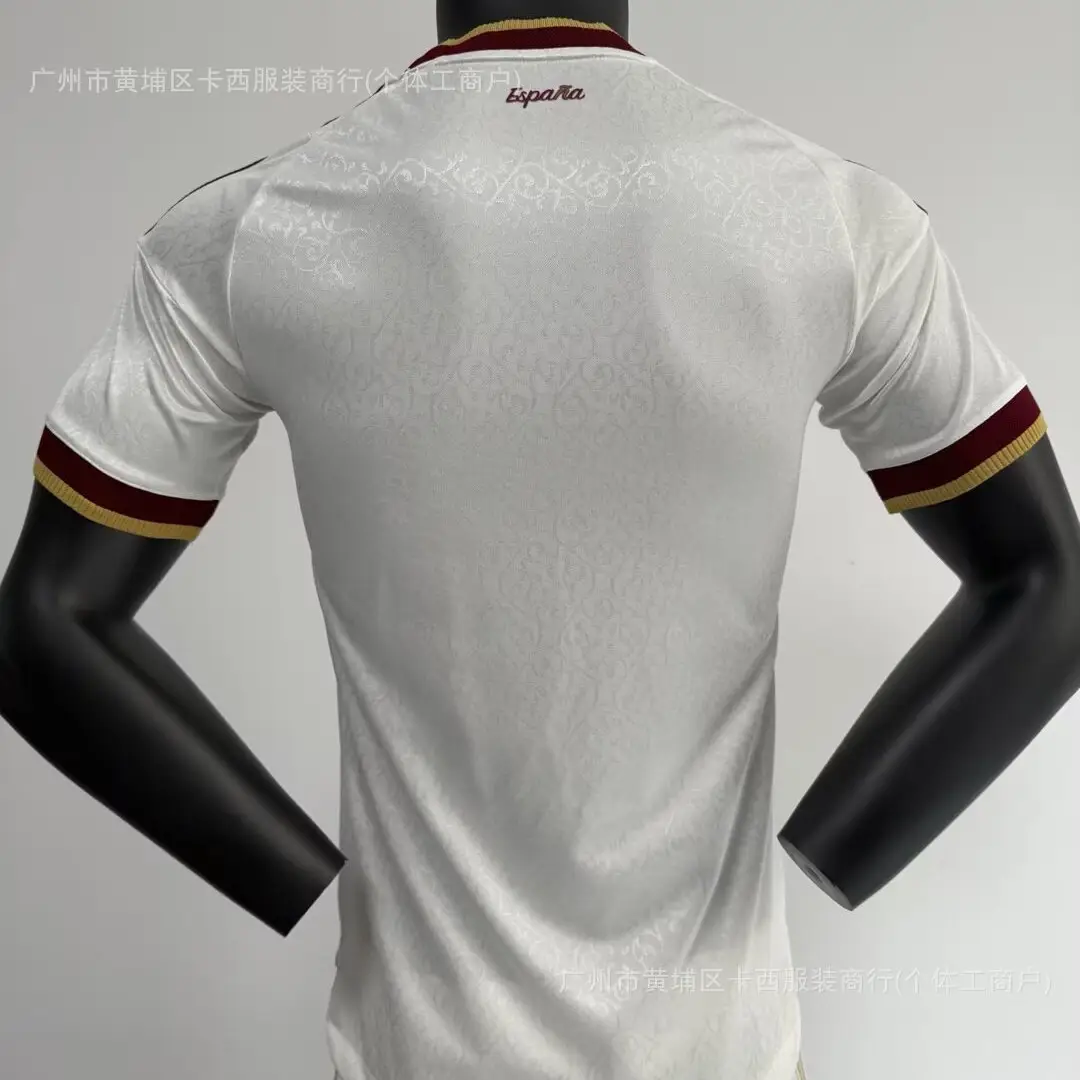 2627 World Cup Spain Home and Away Player Version Football Jersey New Short-Sleeved T-Shirt Cross-Border Shipping
