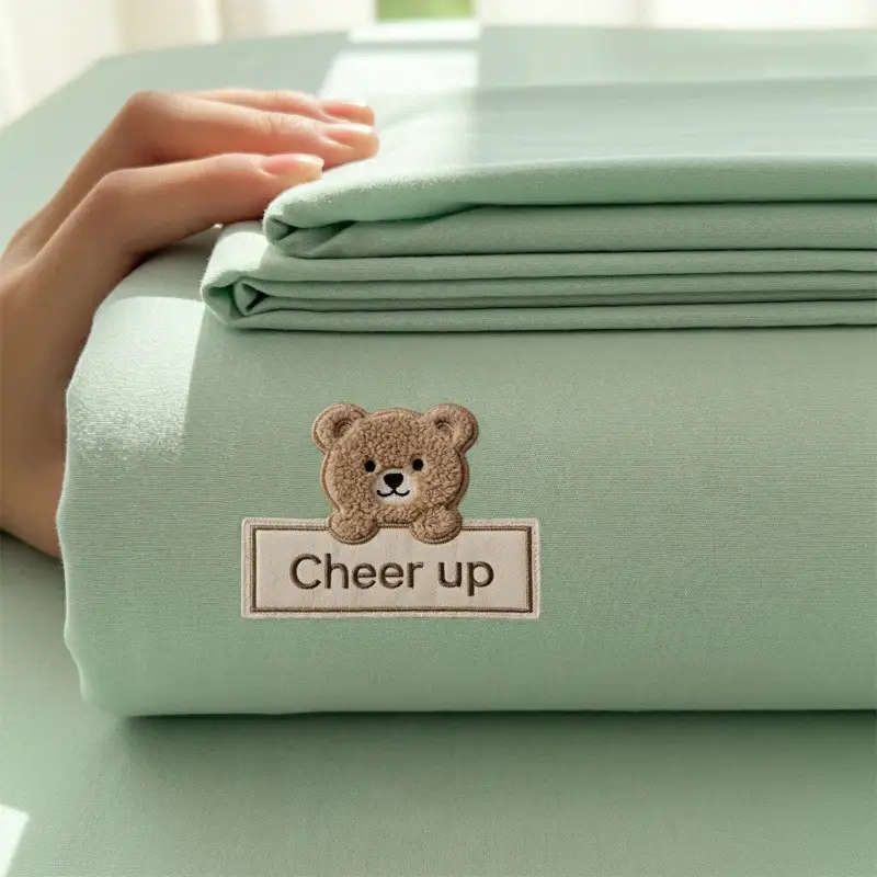 Pure Cotton Coarse Cloth Fitted Sheet, Summer Cooling Full-Coverage Bed Mat, Class A, Suitable for Mother and Baby, Dustproof Mattress Protector