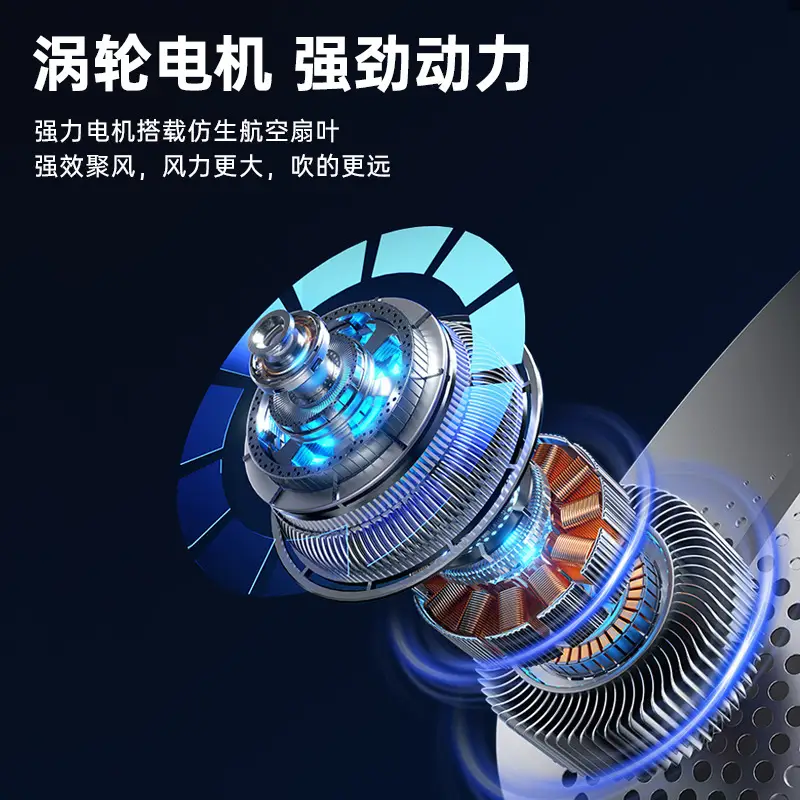 Powerful Wind Neck Fan, Silent, Long-Lasting Battery Life, 100-Speed Strong Wind, Portable Cooling Neck Fan, Factory Direct Supply