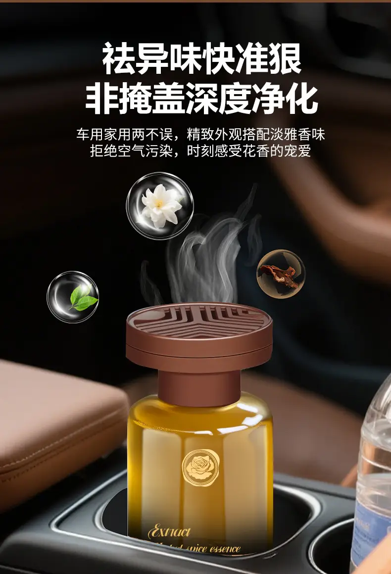 Jianshan Car Fragrance Perfume, High-End Car Interior Fragrance, Long-Lasting Scent, Car Accessory for Men and Women, Odor Removal, High-End Decoration — feature 4