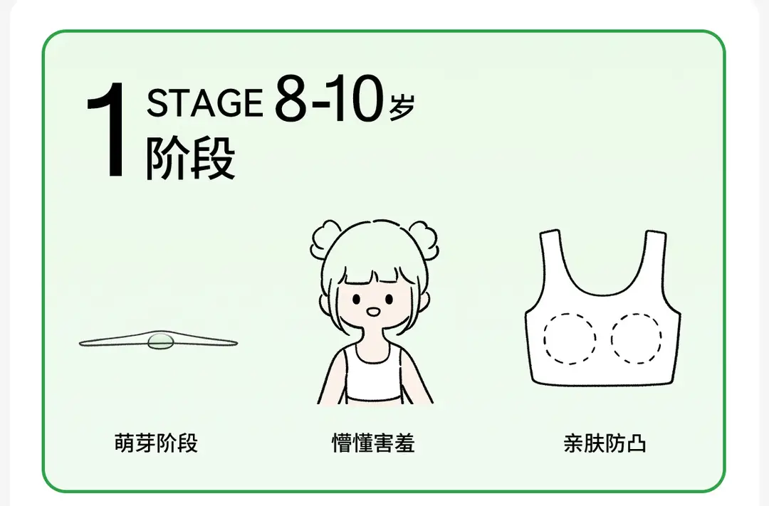 Stage One Modal Developmental Underwear for 10-Year-Old Girls, Teenage Bras, Elementary School Students' Class a Anti-Bump Vest — feature 14