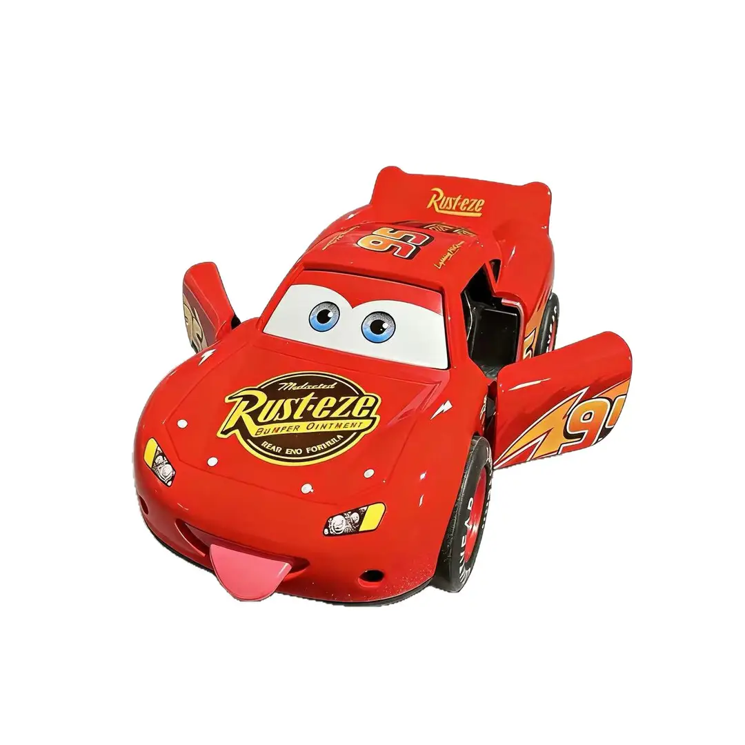 Cars Alloy Model Lightning Mcqueen with Sound and Light Functions 1/32 Scale Model Decoration Wholesale