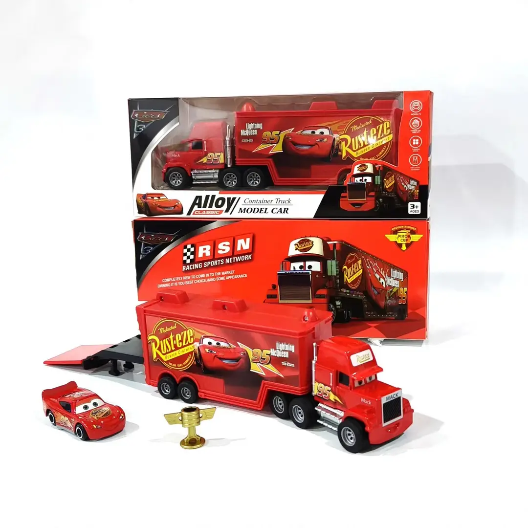 Cars 3 Lightning Mcqueen Children's Toy Sliding Alloy Car Black Storm 2 Mater Boy Gift