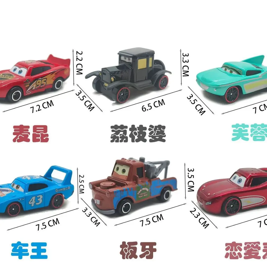 Cars 3 Lightning Mcqueen Children's Toy Sliding Alloy Car Black Storm 2 Mater Boy Gift