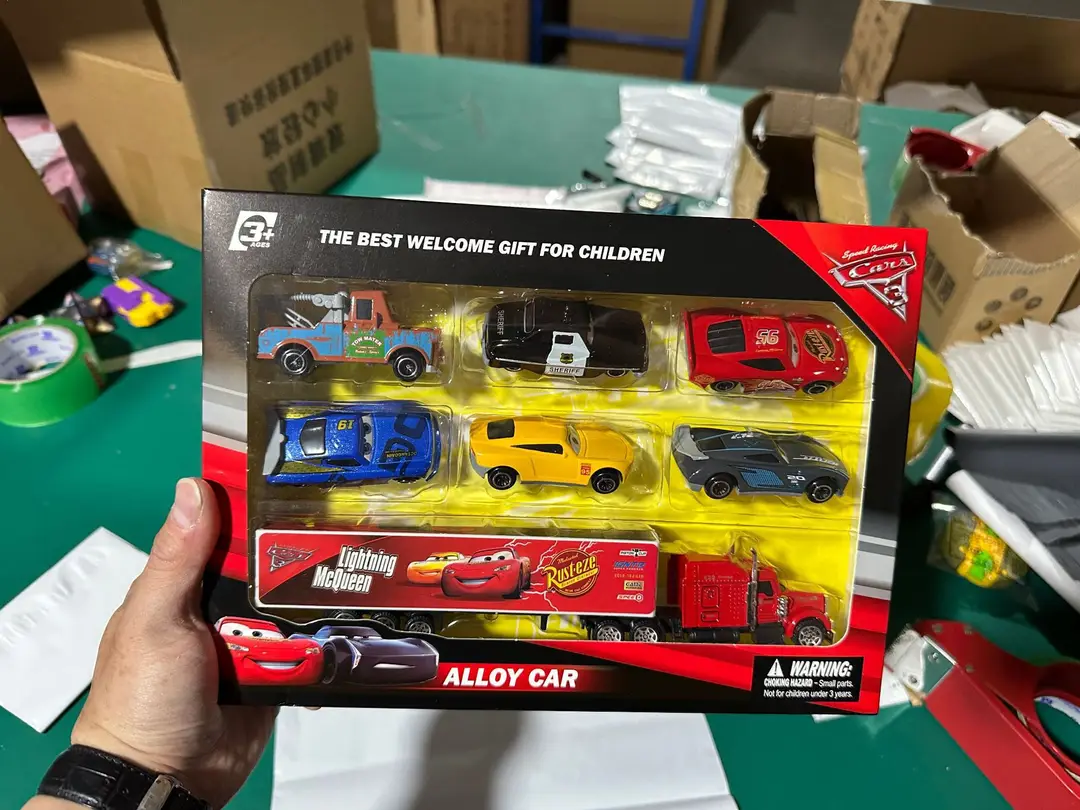 Cars 3 Lightning Mcqueen Children's Toy Sliding Alloy Car Black Storm 2 Mater Boy Gift