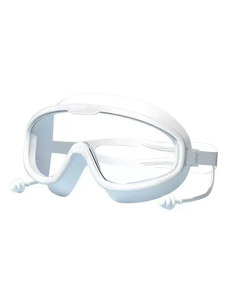 In-Stock Children's Swimming Goggles with Large Frame, Waterproof, with Earplugs, Protective Glasses for Boys and Girls, Diving Goggles, Wholesale from Manufacturer — feature 10